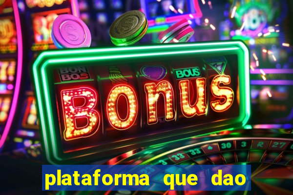 plataforma que dao bonus no cadastro